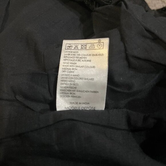 MAJE Black Heavy Lace Dress Shorts - Zip Front - Fully Lined - EU Size 38 = US 6 - Picture 11 of 11